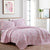 Ayla Dusted Rose Coverlet Set (220 x 240cm)