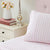 Brampton Stripe Blush Pink Flannelette Sheet Set
