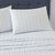 Brampton Stripe Midnight Blue Flannelette Sheet Set