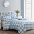 Cynthia Powder Blue Quilt Cover Set