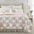 Joyce Peach Coverlet Set (220 x 240cm)