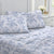 Vanessa Blue Flannel Sheet Set