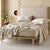 Lettie Taupe Flannelette Sheet Set