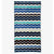 Chevron Stripe Blue Beach Towel (95 x 175cm)