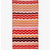 Chevron Stripe Coral Beach Towel (95 x 175cm)