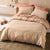 Classic Stripe Nutmeg Quilt Cover Set