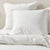 Connie White European Pillowcase