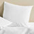 Micro Waffle White European Pillowcase
