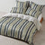 Nara Stripe Bluestone Quilt Cover Set