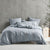 Hali Silver Quilt Cover Set