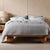 Ryland Grey Jersey Quilt Cover Set
