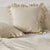 Vintage Ruffle Natural European Pillowcase
