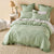 Vintage Ruffle Seaglass Quilt Cover Set