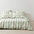 Vintage Stripe Jade Quilt Cover Set