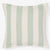 Vintage Stripe Jade Cushion (48 x 48cm)