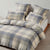 Wellington Waffle Cornflower Quilt Cover Set