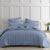 Ascot Steel Quilted Coverlet