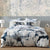 Belle Steel Quilt Cover Set