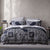 Ebony Black Quilt Cover Set