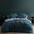 Hudson Teal Quilt Cover Set