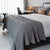 Cotton Waffle Charcoal Commercial Hotel Blanket
