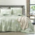 Breeze Sage Textured Quilt Cover Set