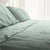 Hamptons Aqua Haze Thermal Flannelette Sheet Set