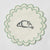Le Bistrot Embroidered Coaster (11cm Dia) 8 PACK