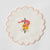 Mediterranea Embroidered Coaster (11cm Dia) 8 PACK