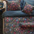 Ricamo Dark Blue Quilt Cover Set