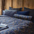 Tutti I Fiori Dark Blue Quilt Cover Set