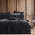 Apollo Black Quilt Cover Set