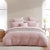 Frankie Blush Quilt Cover Set