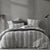 Kirby Charcoal Quilt Cover Set