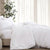 Bamboo Linen White Breakfact Cushion (30 x 50cm)