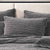 Indiana Charcoal Pillowsham Pair