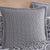 Mayfair Charcoal European Pillowcase