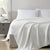 Urban Waffle Ivory Blanket (240 x 260cm)