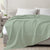 Urban Waffle Sage Blanket (240 x 260cm)