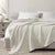 Urban Waffle Stone Quilt Cover Set