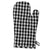 Gingham Black Oven Mitt