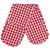 Gingham Red Double Glove