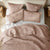 Blake Velvet Wood Coverlet Set