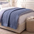 Brooklyn Cotton Waffle Blanket Blue Mirage