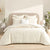 Dakota Beige Jacquard Quilt Cover Set