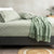 Gingham Egyptian Cotton Flannelette Fitted and Pillowcase Set