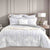 Grove Charcoal Jacquard Quilt Cover Set