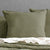 Linen Cotton Leaf European Pillowcase