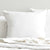Linen Cotton White European Pillowcase