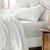 Linen Cotton White Sheet Set